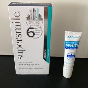 NIB Supersmile professional whiting system travel size Toothpaste & accelerator